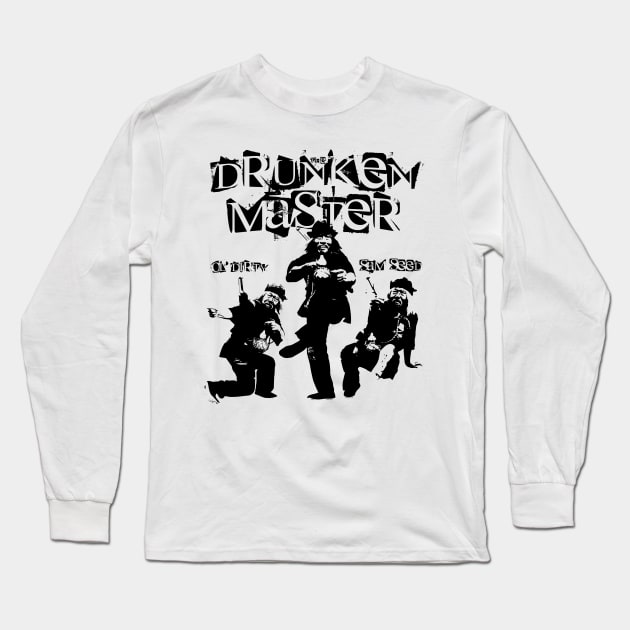 The Drunken Master Long Sleeve T-Shirt by Blind Ninja